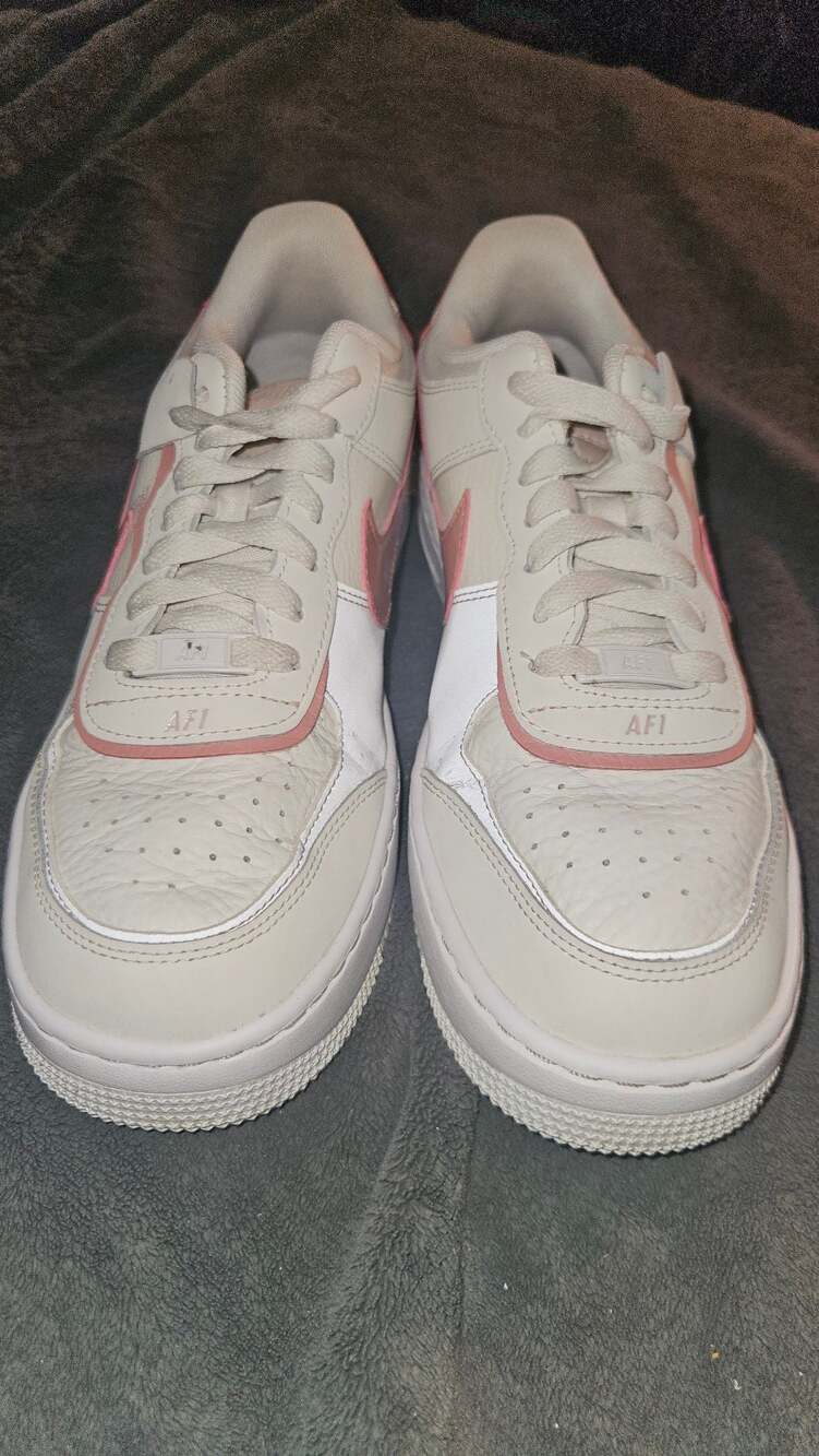 Nike Air Force 1 Shadow Phantom/Pink Oxford Women's Sneakers DZ1847-001 - Picture 2 of 7